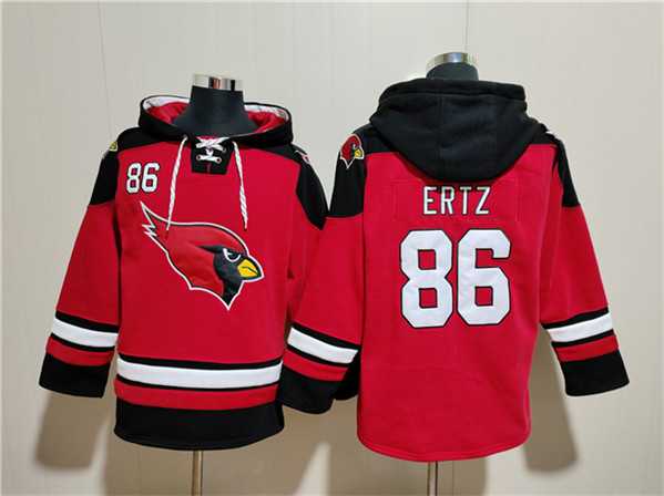 Men's Arizona Cardinals #86 Zach Ertz Red Ageless Must-Have Lace-Up Pullover Hoodie,We sell and wholesale Men's Arizona Cardinals #86 Zach Ertz Red Ageless Must-Have Lace-Up Pullover Hoodie on line form chian!